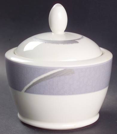 Ambience Violet Sugar Bowl & Lid