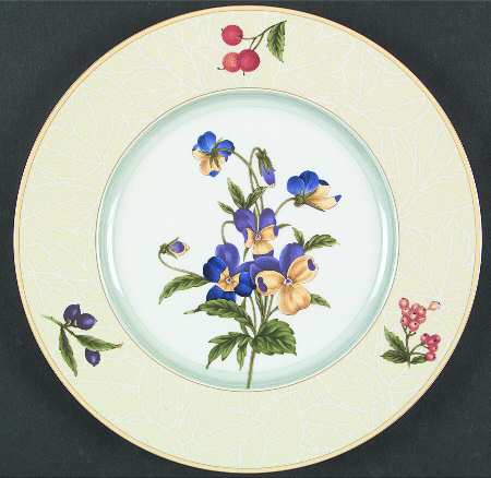 Jolie Fleur Accent Luncheon Plate