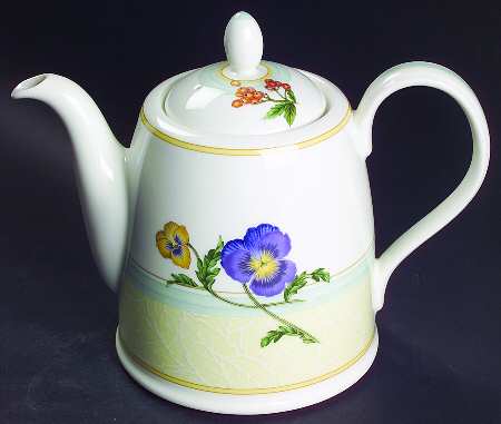 Jolie Fleur Tea/Coffee Pot & Lid