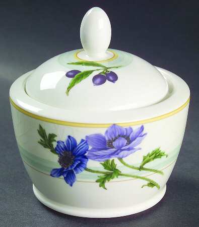 Jolie Fleur Sugar Bowl & Lid