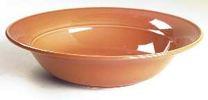 Solid Color Salmon 9" Round Vegetable Bowl