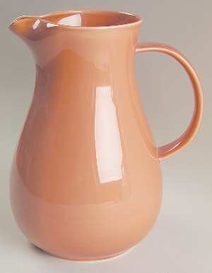 Solid Color Salmon 64 Oz Pitcher