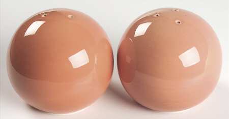 Solid Color Salmon Salt & Pepper Set