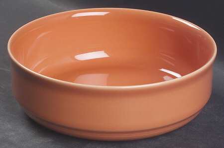 Solid Color Salmon Coupe Cereal Bowl