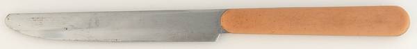 Solid Color Salmon Small Dinner Knife