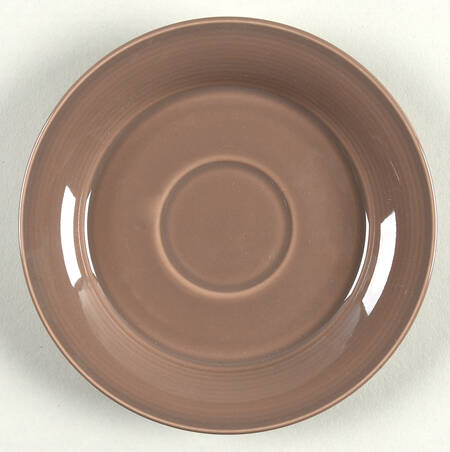 Solid Color Taupe Saucer