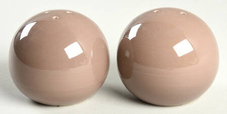 Solid Color Taupe Salt & Pepper Set