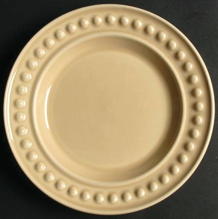 Del Mar Sand Beige Salad Plate