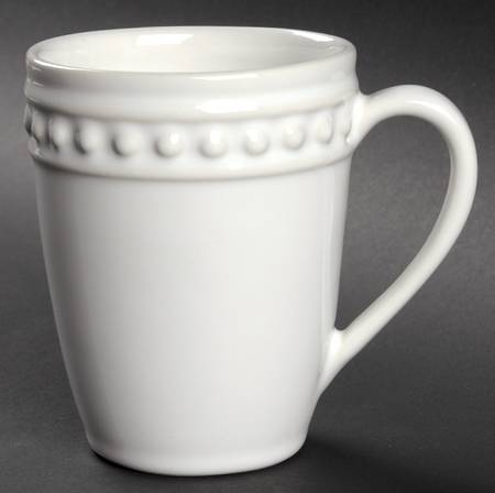 Del Mar Pearl White Mug