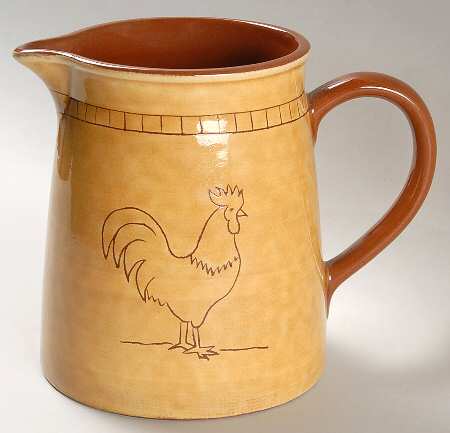 Rustic Rooster 64 Oz Pitcher