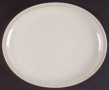 Check Mates Oyster 14" Oval Serving Platter