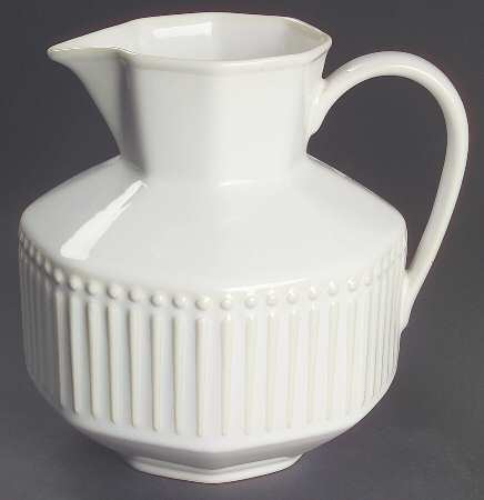 Vista Del Sol Linen White 72 Oz Pitcher