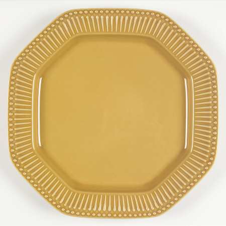 Vista Del Sol Maize Gold 14" Octagonal Serving Platter