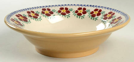 Old Rose 9" Soup/Pasta Bowl