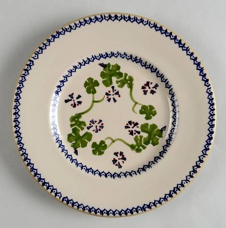 Geranium Salad Plate
