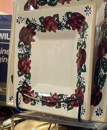 Kilfane Rose Square Bread & Butter Plate