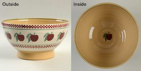 Apple 8" Salad Serving Bowl
