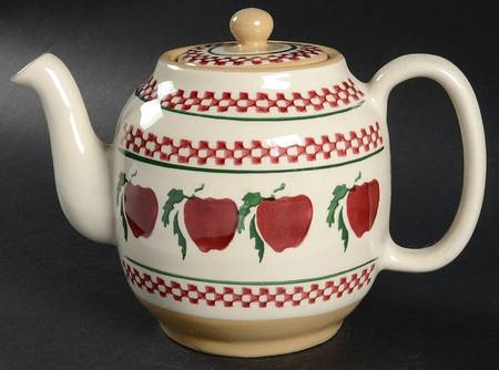Apple Teapot & Lid