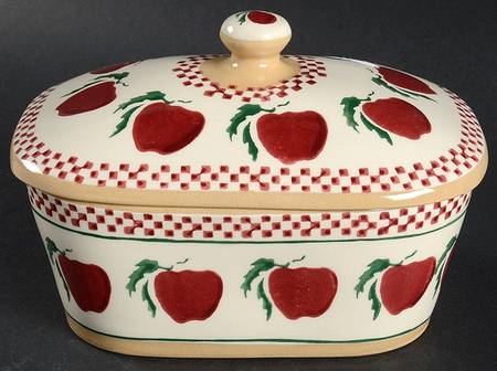 Apple 7" Storage Jar & Lid