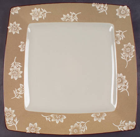 Island Flower 14" Square Platter by Nautica