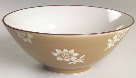 Island Flower 9" Round Vegetable Bowl