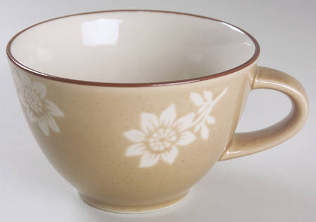 Island Flower Flat Cup