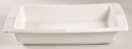 Arctic White 14" Rectangular Baker by Nautica