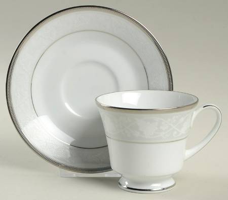 Clarenton Footed Cup & Saucer Set