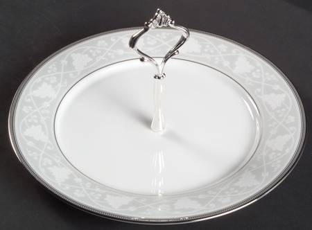 Clarenton Round Serving Plate with Handle (DP)