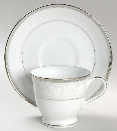 Clarenton Footed Demitasse Cup & Saucer Set