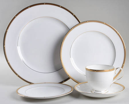 Rochelle Gold 5 Piece Place Setting