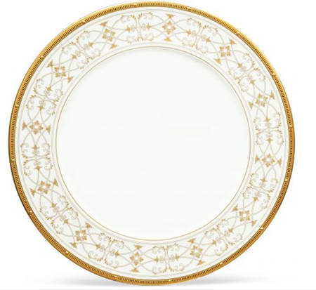Rochelle Gold Accent Service Plate (Charger)