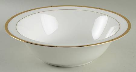 Rochelle Gold 9" Round Vegetable Bowl