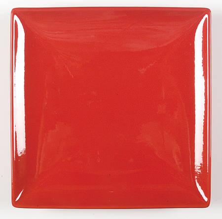 Candy Apple Square Salad Plate