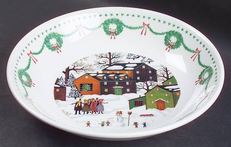 Americana Christmas 8" Soup/Pasta Bowl