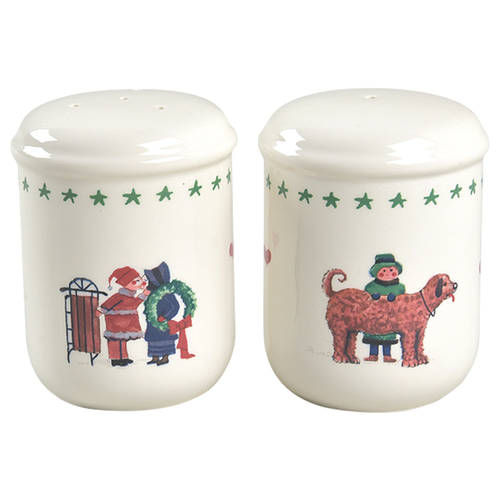 Americana Christmas Salt & Pepper Set by Nikko