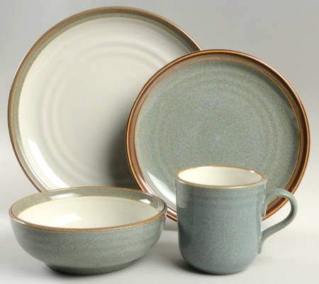 Sanibel Green 4 Piece Place Setting by Noritake