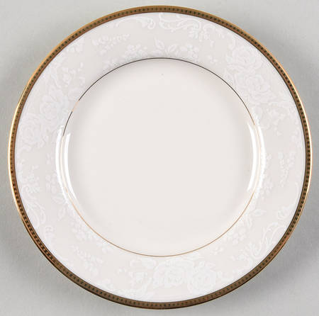 Vintage Lace Gold Bread & Butter Plate