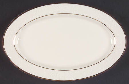 Vintage Lace Gold Relish/Butter Tray