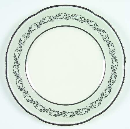 Westover Platinum Accent Luncheon Plate