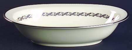 Westover Platinum 10" Oval Vegetable Bowl