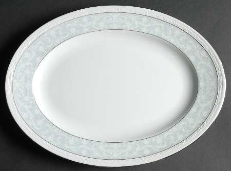 Glenrose Platinum 13" Oval Serving Platter