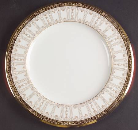 Chatelaine Gold Accent Luncheon Plate