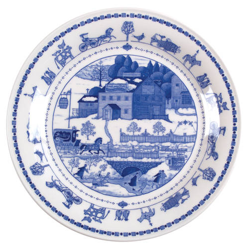 An America For All Seasons Salad/Dessert Plate