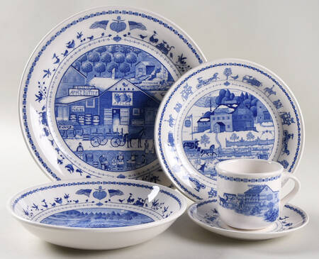 An America For All Seasons 5 Piece Place Setting