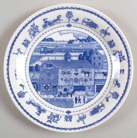 An America For All Seasons Salad/Dessert Plate