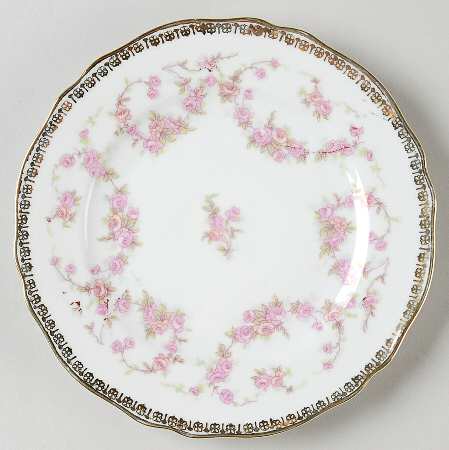 Bridal Rose Bread & Butter Plate