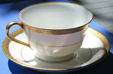 Goldawn (No #) Footed Cup & Saucer Set
