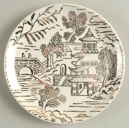 Golden Willow Coupe Bread & Butter Plate