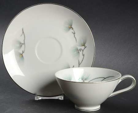 Ma tsu Footed Cup & Saucer Set